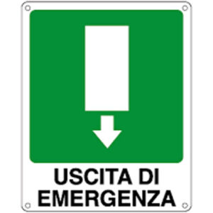 Cartello Uscita Di Emergenza 120×145