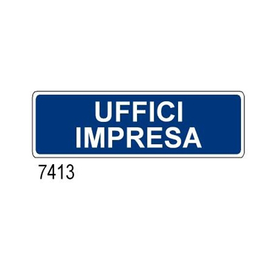 Cartello Uffici Impresa 350×125