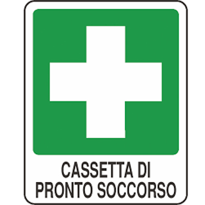 Cartello Emergenza Cassetta Pronto Soccorso 120×145