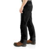 Pantalone-ripstop-elasticizzato-Carhartt-nero-lato2-indossato-sphera-antinfortunistica